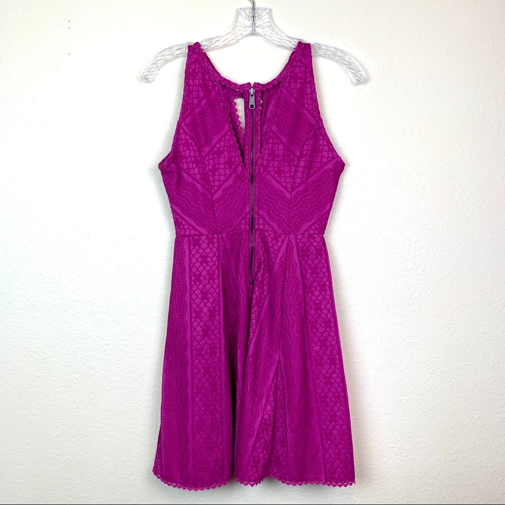 Free People Fuchsia Miss Connections Lace Dress - Picture 5 of 8